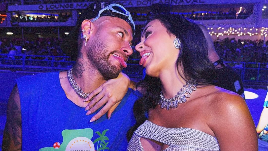 Neymar e Bruna Biancardi no Carnaval no Rio (Foto: Instagram/@neymarjr)